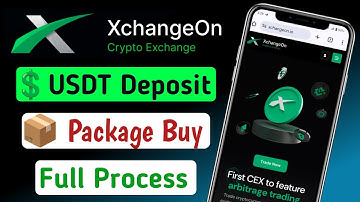 Xchangeon USDT Deposit & Subscription Purchase Process ! Arbitrage trading package buy