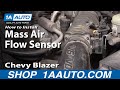 How to Replace Mass Air Flow Sensor 1996-2005 Chevy Blazer S10