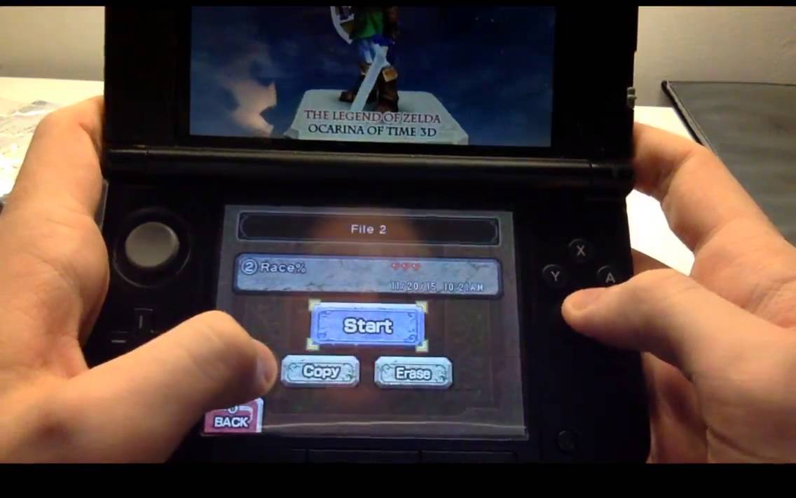 OoT3D: File Select Glitch