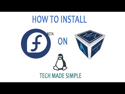 How to install Fedora 31 Server beta on VirtualBox
