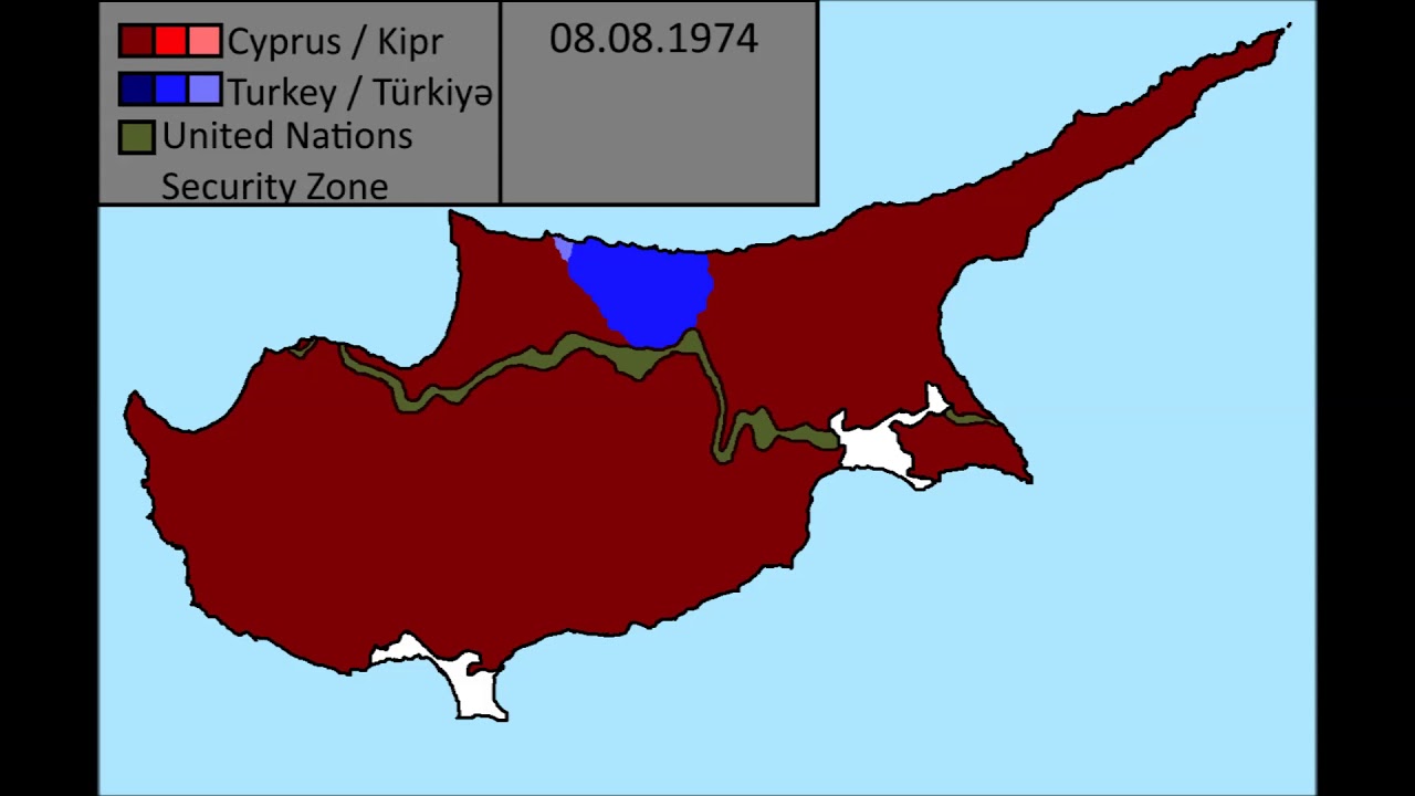 The Turkish invasion of Cyprus (1974) YouTube