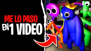  ESTO es INCREIBLE!  Me PASE el RAINBOW FRIENDS en UN VIDEO (ROBLOX)