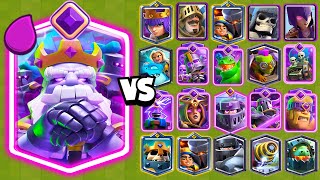 NEW Royal Ghost Evo vs All Cards | Clash Royale