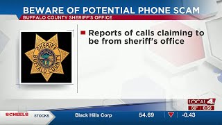 Buffalo County Sheriff's Office warn of phone scam