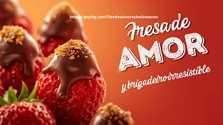 Fresa del amor, Fresa con brigadeiro y caramelo crujiente