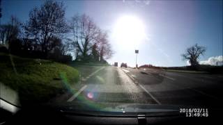 Dangerous Overtake Mercedes - RoadHawk HD Dash Cam