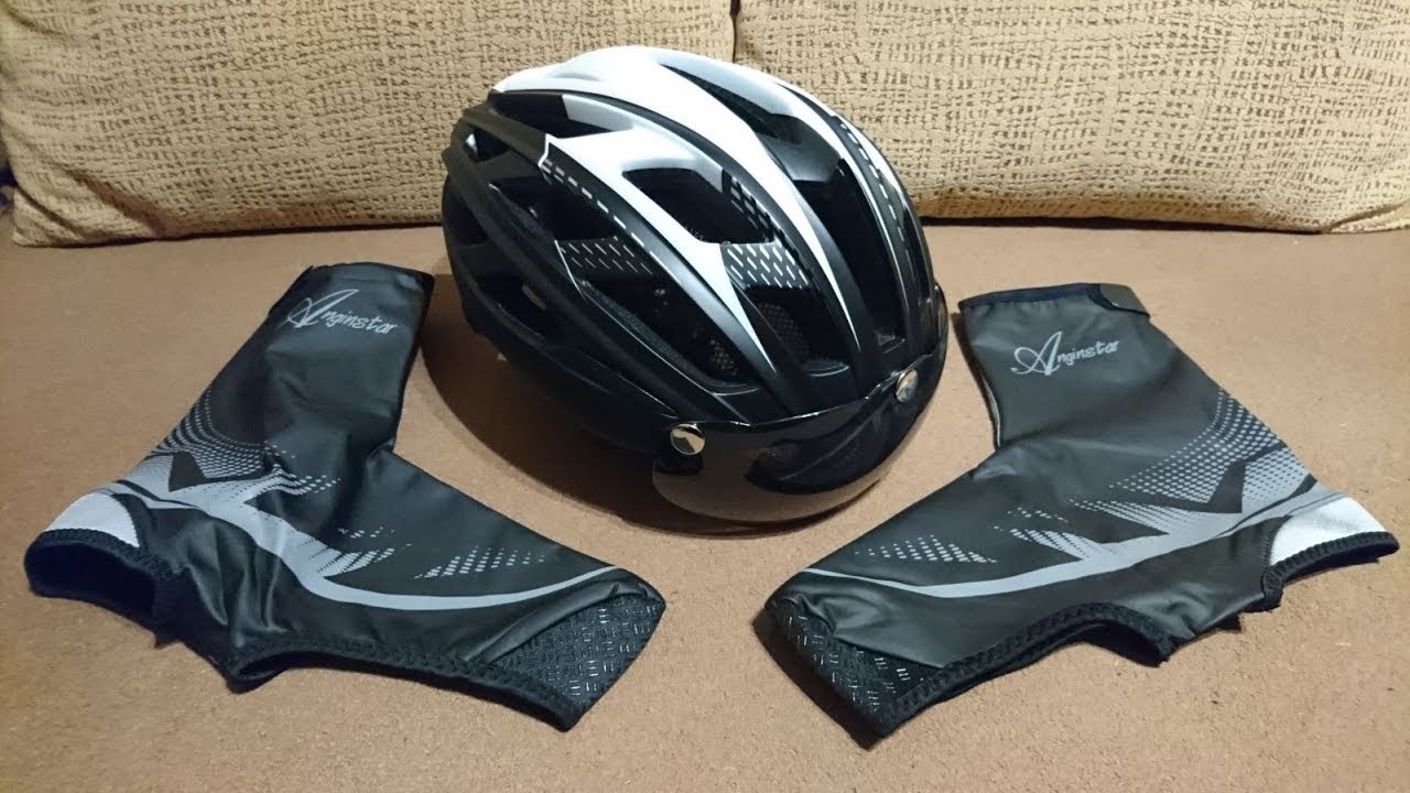 Review A Best Casco De Bicicleta Con Visera Cubiertas De Calzado Youtube