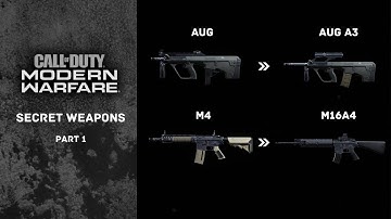 Modern Warfare Secret Weapons - Part 1