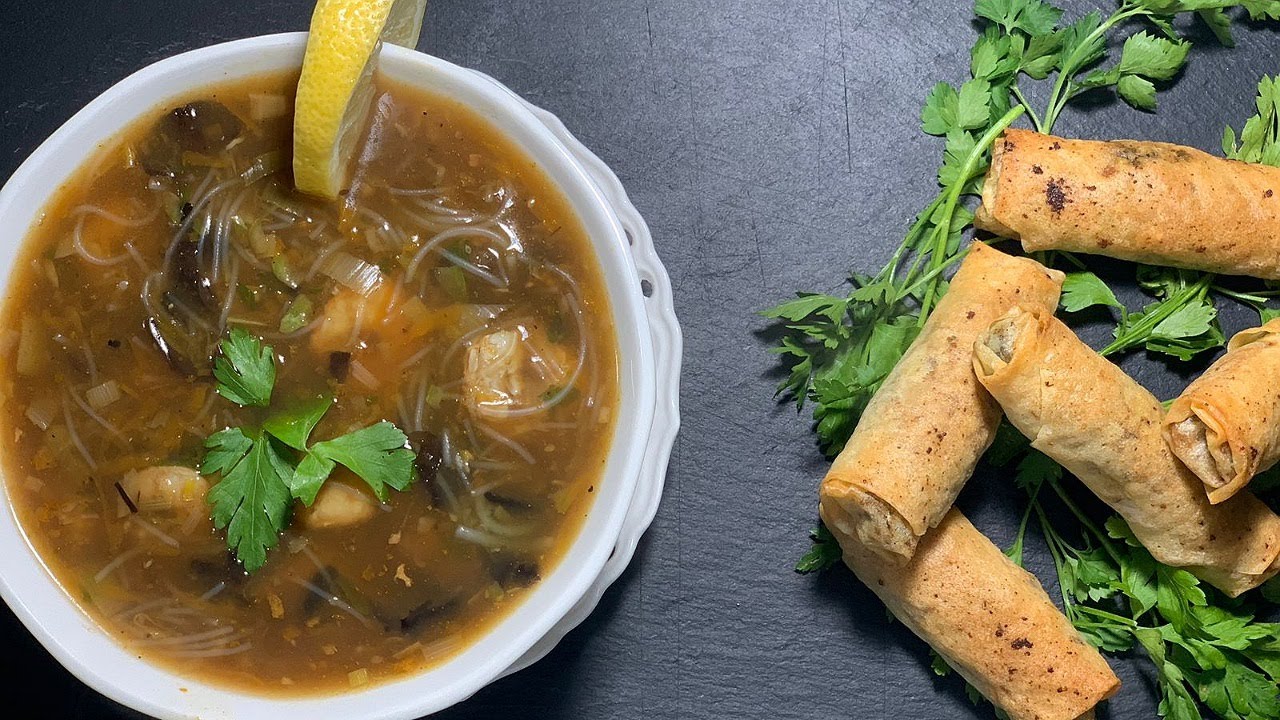 Soupe chinoise aux crevettes 🦐 الشربة الصينية بالقمرون