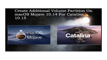 Create Additional Volume Partition On macOS Mojave 10.14 For Catalina 10.15 🍏