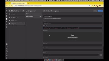 CMS Landing page tutorial (Part 3) no-code with Webflow
