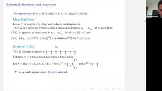 Reuven Hodges (UIUC) - Coxeter combinatorics and spherical Schubert geometry