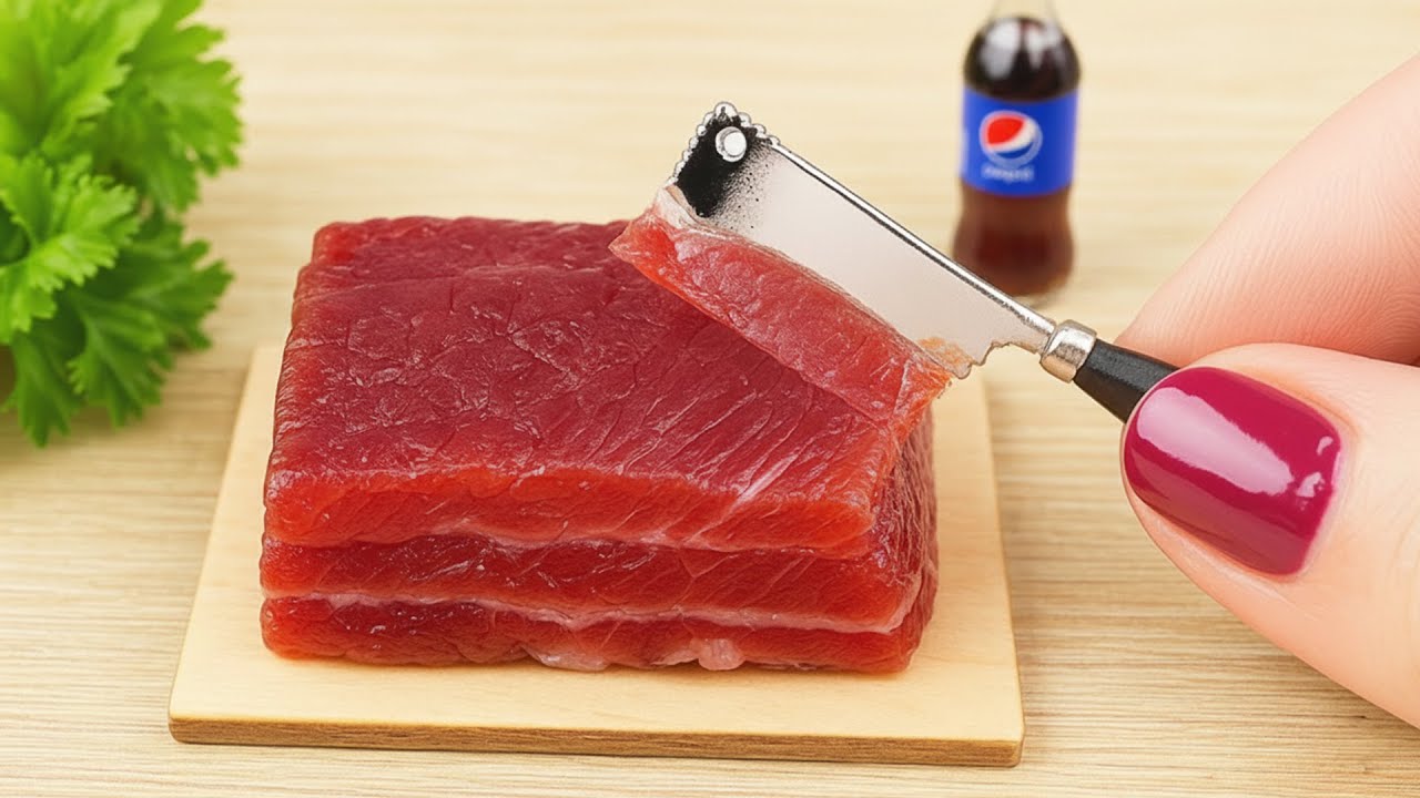 Amazing Miniature Cooking Beef Recipe | The Best Miniature Food Recipe