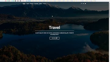 Bootstrap 4 Tutorial [#4] Landing Page with full page background image