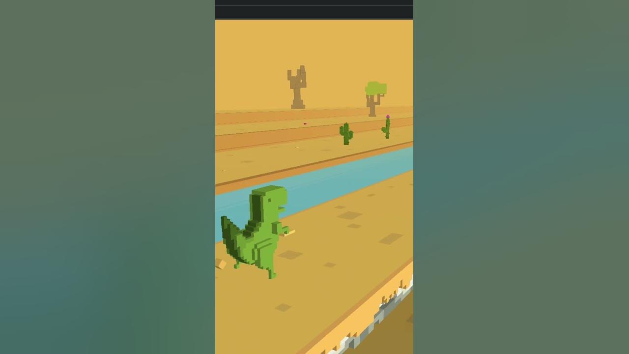 I recreated the Chrome dino game in 3D : r/IndieGaming