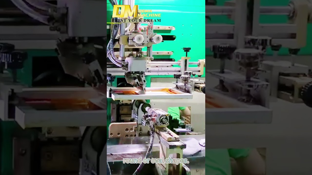 DM 200 Fully Automatic Screen Printing Machine Round Bottle Prining 1
