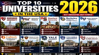 Top 10 Best Universities in the USA 2026 🇺🇸 | America's Top Ranked Colleges & Degree Programs