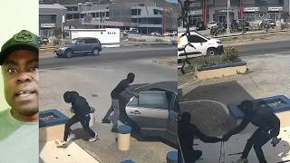 Mask men robbery stupid n outta control, Police step out inna main road