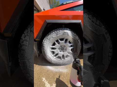 Browns themed Cybertruck