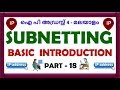 SUBNETTING  -  BASIC INTRODUCTION - PART - 18