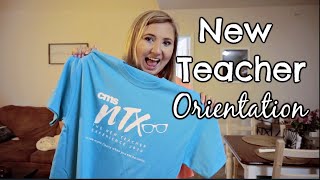 NEW TEACHER ORIENTATION || Day in the Life of a Kindergarten Teacher