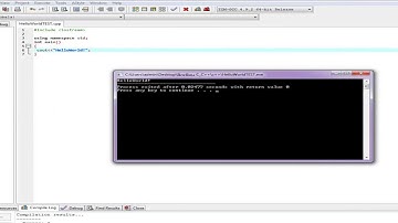 สอนเขียนโปรแกรมภาษา C++ ง่ายๆ #1 cout HelloWorld!
