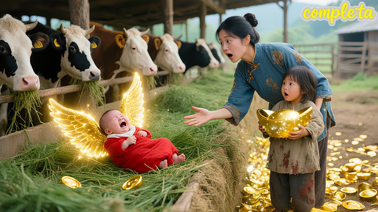 Mamá soltera rescata 1bebé abandonado en establo¡Sin saber es Niño d la fortuna&da miles d millones!