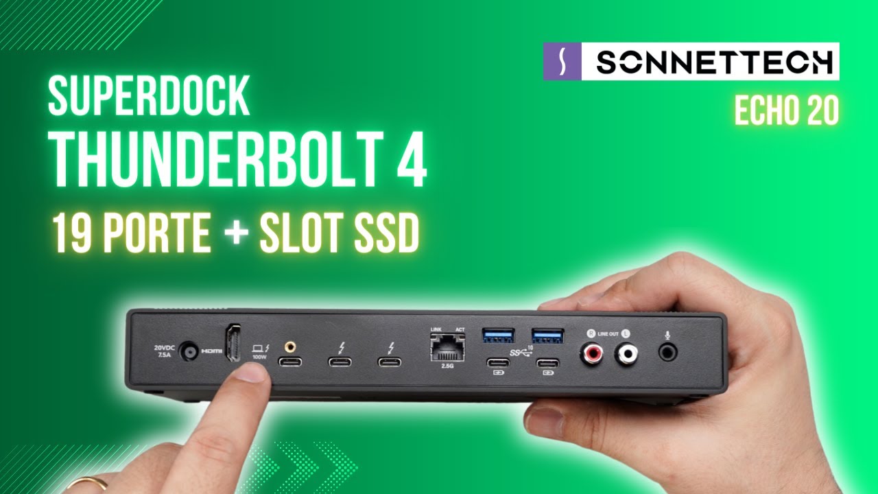 Echo 20 Thunderbolt 4 SuperDock – SONNETTECH