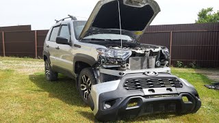 видео: Нива тревел (развалилась за 7500км😱😱😱 Установка сигналов от волги и сетки в бампер) картинка: Нива тревел (развалилась за 7500км😱😱😱 Установка сигналов от волги и сетки в бампер)