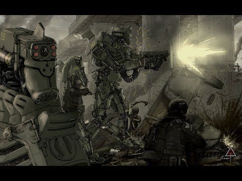 DIGITAL PAINTING - Time Lapse "SURROGATE WARFARE"