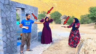 The first wife's attempt to poison her husband and second wife