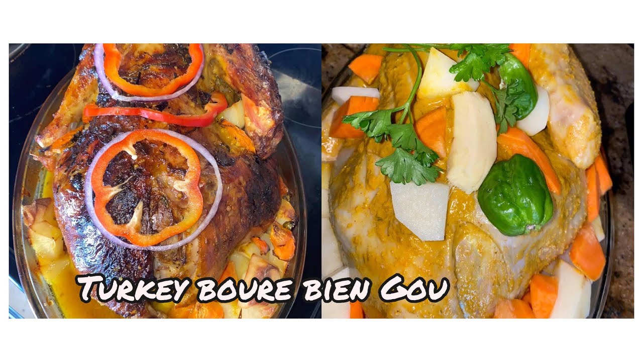 Kodenn Boure byen fasil /turkey for thanksgiving dinner 🍽