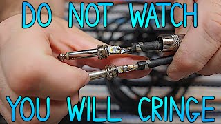 Crackling Guitar Audio Cable
