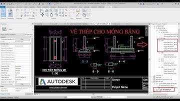 Bài 6.3 Vẽ thép cho móng băng với Revit 2020
