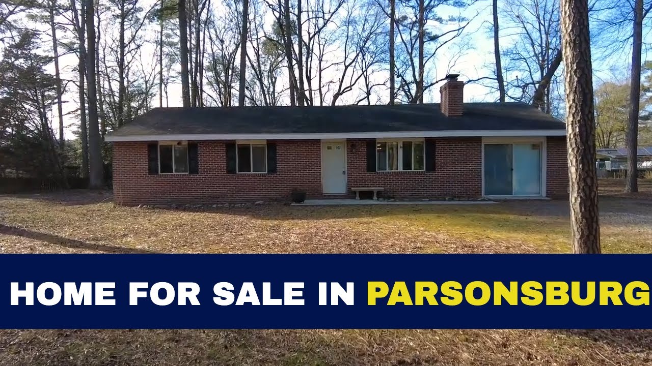 Homes For Sale In Parsonsburg 7236 E Ranier Dr, Parsonsburg, MD YouTube