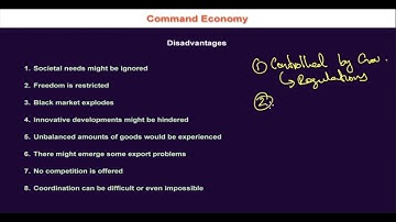 1.10.8 Disadvantages of Command Economic System