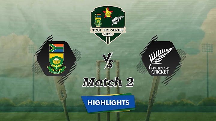 Highlights: 2nd Match, South Africa vs New Zealand |2nd Match SA HH VS NZ