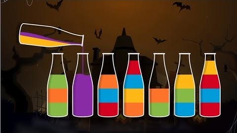 water colour sort puzzle level 112 😱 walkthrough gameplay 🎮😱🎯_ Android gameplay 🎯😱🎮