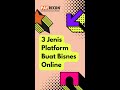 3 Jenis Platform Untuk Mula Berniaga Online.