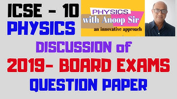 ICSE 10 BOARD EXAMINATION SOLVED QUESTION PAPER- 2019