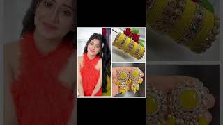 Shivangi joshi ✨️ same dress with same bangles and earrings #beautiful #viralshorts