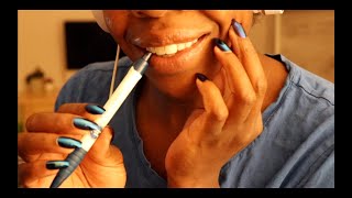 ASMR | Tracing You - Personal Attention with Pen Nibbling, Inaudible Whispers, and Ambient Noises