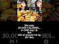 This Woman Eats 30,000 Calories a Day! 😱🍔