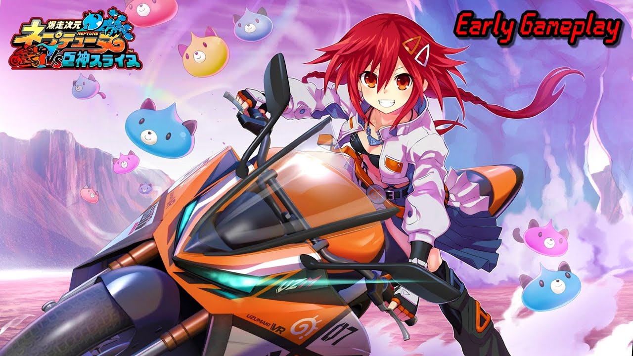 Neptunia Riders vs Dogoos - Story & Gameplay (JP) [+Ending]
