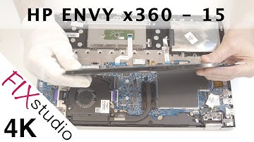 HP ENVY x360 15 - disassemble [4k]