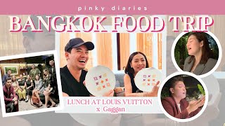 BANGKOK FOOD TRIP + LUNCH AT LOUIS VUITTON X GAGGAN | Pinky Tobiano [Episode 13]