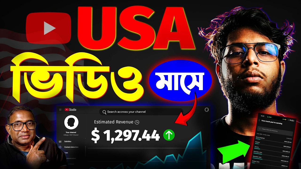 How to make USA Based YouTube Channel without Ai? USA Based Video | #videxplan