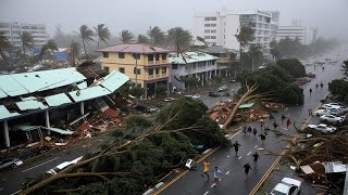 Tragedy in Australia NOW! Monster Cyclone Fina in Darwin, people in emergency situation