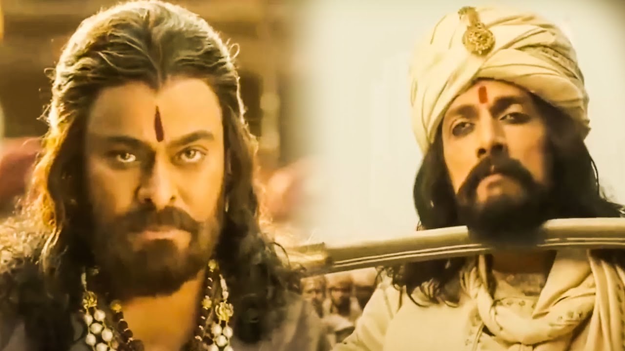 Chiranjeevi, Kiccha Sudeep Action Movie Scene | Sye Raa Narasimha Reddy | Tamil Theater