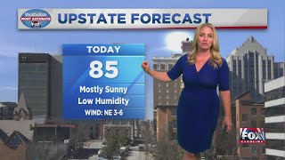 Sunny sky, rain returns tomorrow